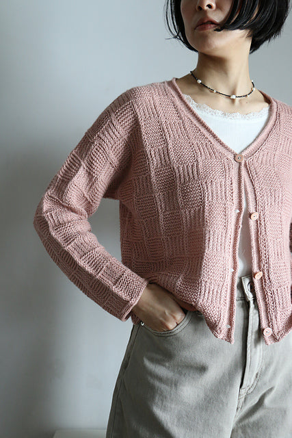 糸セット Sunny Linen で編む Acorde Cardi by Yety Knits