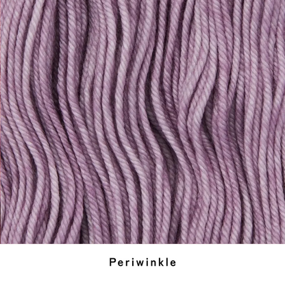 Sunny Poncho 糸セット - Periwinkle x Marigold