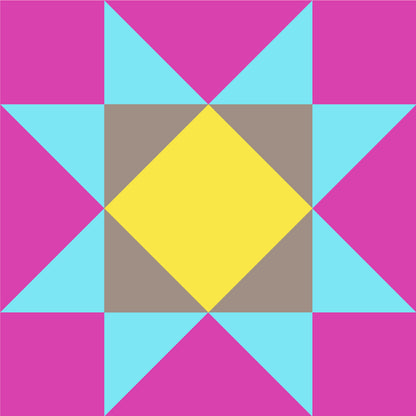 Laurel Vest 糸セット - Fuchsia, Citron, Lake, Brut