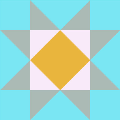 Laurel Vest 糸セット - Lake, Seal Gray, Marigold, Lilac