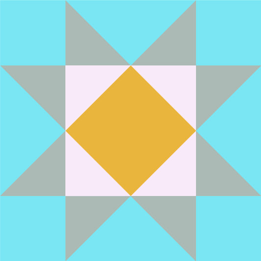 Laurel Vest 糸セット - Lake, Seal Gray, Marigold, Lilac